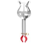 Generic Fourche de marche pour trompette, trombone, cor de forêt, support de partition, petite lyre, pince pour cahier de partition, argent, 13,7 x 5,2 x 1,9 cm, (38K44HZGO11IY)