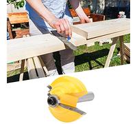 Generic Fraise à Bois de Haute Précision à Double Doucine Romaine en Carbure pour la Modélisation de la Ligne de Main Courante 8x25,4 Mm pour les Amateurs de Travail du Bois (8*38.1MM)