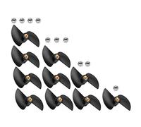 Generic FT009 RC Boat 10 Pièces Kit D'Hélice sans Balais de Haute qualité pour des Performances de Contrôle Améliorées, Pièces de Rechange pour Hélice de Bateau Modèle, adapté aux Amateurs de Bateaux