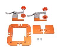 Generic Gabarit D'angle de Routeur en Alliage D'aluminium R20 R25 R30 R35, Outil de Rainurage Fiable pour le Travail du Bois et les ébénistes