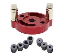 Generic Gabarit D'Auto-centrage Vertical pour Bois Guide de Perçage Tourillon Outil Menuiserie Précis Acier Inoxydable Auto-centrant Adapté Aux Ateliers