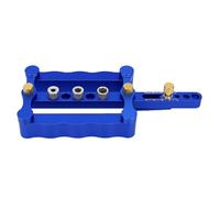 Generic Gabarit de Cheville Professionnel pour le Perçage de Trous Droits, Localisateur Robuste pour des épaisseurs de Bois de 20 Mm à 65 Mm, Kit Complet pour des Projets Précis