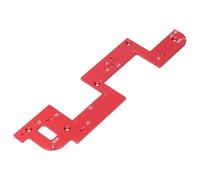 Generic Gabarit de Fente pour Armoire à Rainure en Forme de U, Outil Précis pour Armoires sans Poignée, Armoires, 343x85x50mm, Alliage D'aluminium, 1 unité