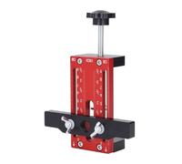 Generic Gabarit de Montage de Porte D'armoire en Alliage D'aluminium, avec Bras de Support Réglable et Localisateur de Poinçon, Guide de Perçage pour L'installation, 1 unité