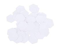 Generic Gabarit en Papier Hexagonal, Outil de Travail de Facile à Utiliser pour les Travaux Manuels de Courtepointe, 100 Pièces, pour Débutants et Couturiers Expérimentés (hexagonale de 22 mm)