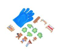 Generic Gants de Conte de Fées en Feutre pour Enfants, Marionnettes, Ressource éducative Engageante pour Le Développement de l'enfant, Matériau Lavable 21x10cm