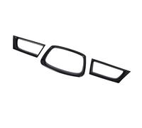 Generic Garniture de Bordure de Calandre Avant, Plastique ABS Décoratif Durable 3 Pièces de Remplacement de Couverture de Calandre de Pare-Chocs Avant pour WRX STI 9ème Génération pour Voitures