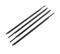 Generic Garniture de Joint d'étanchéité de Voiture Adaptée pour 2008-2022, Moulure de Fenêtre de Porte Durable pour une Conduite Silencieuse, 4 Pièces pour L'avant et L'arrière