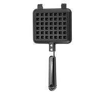 Generic Gaufrier Domestique Antiadhésif, Moule en Alliage D'aluminium, Outil de Cuisson pour la Cuisine, Noir 31,5x14cm