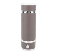 Generic Générateur d'eau Wasserstoffreicher, 420 Ml, 3 Minuten Einzelarbeitszeit, Gesunde Wasserstoff-Wasserflasche, Long Haltezeit mit Entlüftung, für Büro und Reisen (café gris)
