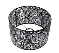 Generic Generic Abat-jour en Fer Moderne évidé pour Ampoules E14 E27, adapté pour Lampadaire, Lampe de Table, Lustre Mural, Décoration Fine pour la Maison 9,84 Pouces X 6,3 Pouces (GOLD) (BLACK)