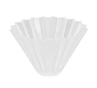 Generic Generic Belle Tasse de Filtre à café en Résine de Cône D'origami, Passoire à café Pratique, Cadeau Parfait pour les Amateurs de, 25 Mm (YELLOW) (clair)