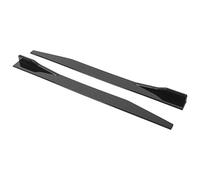 Generic Generic Ensemble de Séparateurs de Jupe Latérale de Voiture Noir Brillant Universel, pour Berline et Hayon, Kit de Diffuseur D'ailes de 47,2 Pouces pour une Aérodynamique Améliorée