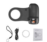 Generic Generic Poignée Magnétique pour Appareil Photo de Smartphone, Poignée Portable pour Selfie, pour Voyage, Vlogging, Création de Médias Sociaux, avec obturation sans Fil (White) (Black)