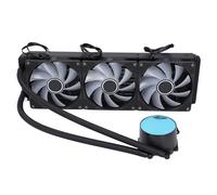 Generic Generic Refroidisseur de Ventilateur de Radiateur de Processeur de 360 mm avec Lumières RVB, Excellentes Performances de Refroidissement, Triple Ventilateurs PWM pour un Calcul Haute