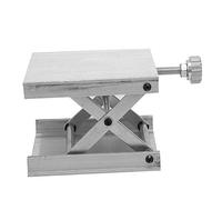 Generic Generic Support de Levage de Laboratoire Robuste, Support Réglable 90x90mm pour Outils de Niveau, Construction en Alliage D'aluminium