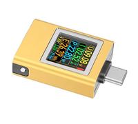 Generic Generic Testeur de Courant de Tension USB C avec Modes D'affichage Avancés pour la de L'état du Chargeur et L'analyse de l'efficacité des Appareils, Idéal pour les Ingénieurs et les
