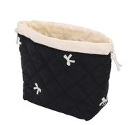 Generic Generic Trousse à Cosmétiques Matelassée avec Cordon de Serrage, Pochette de Maquillage élégante, Organisateur Léger pour Les Voyages et la Maison, pour Les Demoiselles d'honneur, Doublure