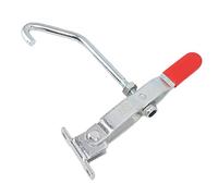 generic GH 452 Pince à Bascule à Crochet en J Robuste, Loquet à Dégagement Rapide de 170 Kg avec Fer galvanisé et Poignée Antidérapante pour Porte, Coffre, Boîtier, Projets Industriels