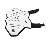 Generic Gilet de Protection de Motard, Protège-Poitrine Résistant aux Chocs, pour Course de Moto, Vélo, Patinage à roulettes (White)