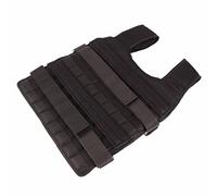 Generic Gilet lesté D'exercice en Maille Respirante, Veste D'entraînement Absorbant les Chocs de 15KG pour L'entraînement de Force, Taille Adulte