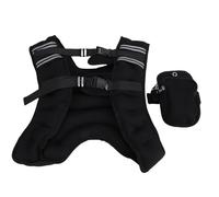 Generic Gilet lesté Réglable, Gilet à Bretelles Confortables, Rempli de Sable de Fer avec Poches Avant Amovibles, Idéal pour l'entraînement et la Musculation, Poitrine de 31,5 à 45 Pouces