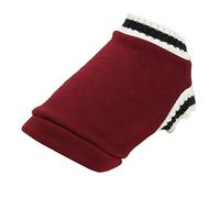 Generic Gilet tricoté pour Chien, épais, Coupe-Vent, Col en V, Pull pour Animaux de Compagnie, Lapins, Chinchilla, Automne (XS)