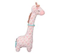 Generic Girafe en Peluche Jouet Satificier Grip d'entraînement bébé Girafe Jouet en Peluche Polyester Amusant Couleur Vive pour les Nouveau-nés de 0 à 1 an (Rose)