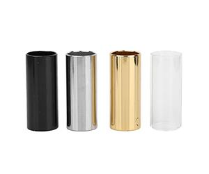 Generic Glissières de Guitare en Métal Durable, Couvercle Coulissant en Verre pour une Intonation Précise, Idéal pour la Musique Country, le Jazz, le Blues, les Styles Préférés des Professionnels,