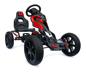 Generic Go Kart pour enfants 5-12 ans - Pédale - Pneus Shaum EVA Wheels