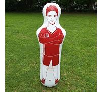 Generic Gobelet Factice Gonflable D'entraînement de Football, Sac de Boxe en PVC épais pour la Pratique du Football, capacité de Charge de 100 Kg, 40 X 160 Cm, adapté aux Entraîneurs (Rouge)