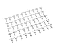 Generic Goupilles de Bielle de Localisation D'échafaudage Robustes de 50 Pièces, Connecteur de Joint D'échafaudage galvanisé pour un Assemblage sécurisé, 12x45mm pour les Entrepreneurs Constructeurs