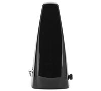 Generic Gouvernail Pivotant nickelé, Réglage Rapide de la Vitesse, Ensemble de Batterie Métronome Mécanique, Violon, Acier Plastique (BLACK)