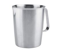 Generic Grand Pichet à Mousse en Acier Inoxydable, pour café au Lait, Tasse à Mesurer le Lait Durable pour la Cuisine, capacité de 2000ml