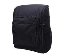 Generic Grand Sac à Dos de Nettoyage Ultra-résistant en Tissu Oxford 1000D, 45 X 32 X 19 Cm, capacité de 30 L, avec Ouverture Complète et Protection Anti-éclaboussures, Idéal pour (Noir)