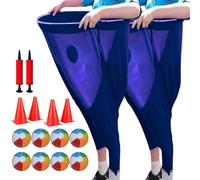 Generic Granny Pants Yard Game Lot de 8 balles rebondissantes et 2 pompes à air pour jeux de plein air pour enfants et adultes