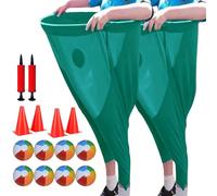 Generic Granny Pants Yard Game Set avec 8 balles rebondissantes et 2 Jeux de fête bizarres de Pompe à air pour Les Enfants et Les Adultes
