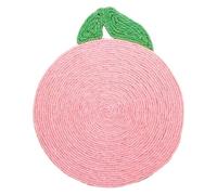 Generic Griffoir rond en sisal pour chat - Durable - Ne perd pas ses poils - Fournitures pour animaux domestiques (rose orange)