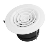 Generic Grille D'aération Ronde Réglable pour Espaces de Bureau, Utilisation Multifonctionnelle pour une Bonne Circulation de L'air, Excellent Matériau ABS 2,95 Pouces