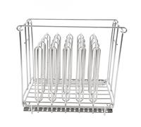 Generic Grille de Mijoteuse en Acier Inoxydable, Grille Pliante de Grande capacité pour une Cuisson Lente, Empêche les Aliments de Flotter, Chauffage Uniforme pour les Steaks, le Poulet et les