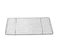 Generic Grille de Refroidissement en Fil D'acier Inoxydable, Four de Cuisson Durable Résistant aux Hautes Températures, Danger pour Rôtir et Griller (Rectangulaire 19.2CM)