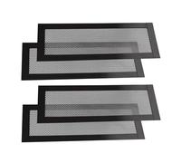 Generic Grille de Ventilation Au Sol, 25,4 Cm X 10,2 Cm. Polyvalente et Facile D'utilisation. Grille Décorative En Maille pour Armoires, Murs et Bureaux, 4 Pièces