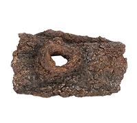 Generic Grotte de Peau de Reptile en Résine, Abri pour Amphibiens D'aspect Réaliste pour Lézard, pour Une Utilisation Estivale, 5,12x2,95x1,97 Pouces