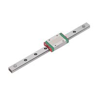 Generic Guide de Rail Linéaire Miniature, Glissière de Mouvement Linéaire à Haute Charge pour Applications Robotiques, 1 unité (MGN12H-200)