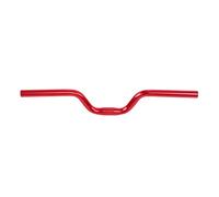 Generic Guidon élévateur en Aluminium pour Vélos à Pignon Fixe, Barre Surélevée de Vélo de 25,4 Mm X 520 Mm, Finition Mate, Guidon de Cyclisme Léger pour les Déplacements et les Balades (rouge)