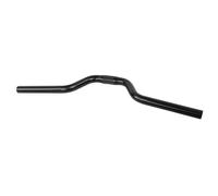 Generic Guidon élévateur en Aluminium pour Vélos à Pignon Fixe, Barre Surélevée de Vélo de 25,4 Mm X 520 Mm, Finition Mate, Guidon de Cyclisme Léger pour les Déplacements et les Balades (BLACK)