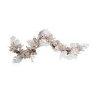 Generic Guirlande de Feuilles D'érable avec Lumières, Feuilles d'automne, Pommes de Pin, Baies, Décoration d'automne éclairée pour la Maison, la Cheminée, la Table, L'intérieur et L'extérieur, en