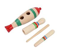 Generic Guiro en Bois en Bois, Guiro de Style Poisson, coloré pour Développer un Instrument d'éducation Précoce Musicale des Enfants