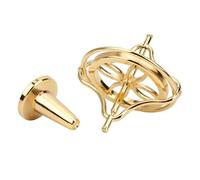 Generic Gyroscope en Alliage Anti-Stress, Jouet Anti-gravité, Décompression pour Adulte, Cadre en Métal coloré, 12,5 X 7 X 7 Cm, Convient aux Enfants de Plus de 3 Ans (Gold)