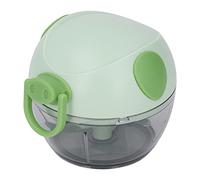 Generic Hachoir à Ail Multifonctionnel, Robot Culinaire Robuste à Tirer à la Main pour une Préparation Facile des Repas, Matériau PP Durable (GREEN #11)